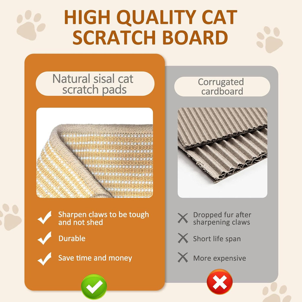Indulge Your Cat with Our Extra Large Wooden Cat Scratching Lounge - Stylish, Durable, and Perfect for Large Cats!