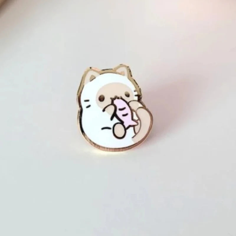 Cute Tiny Cat Enamel Pins